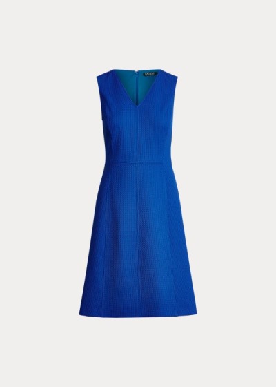 Women's Ralph Lauren Sleeveless V-Neck Dresses | 978502YDO